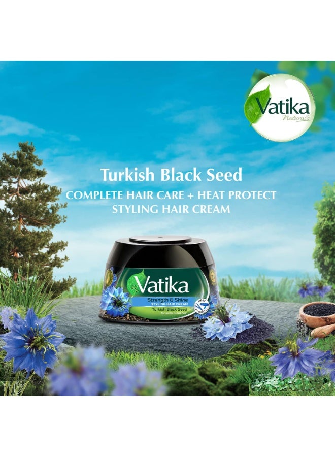 فاتيكا ناتشورالز كريم تصفيف الشعر التركي الأسود – 140 مل، للشعر الضعيف والباهت - Image 2